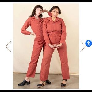 Big bud made in USA 100% cotton long sleeve jumpsuit size XL